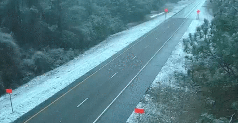 Snow arrives in the Florida Panhandle, state's second year with snowfall in a row