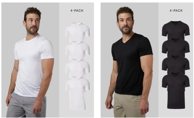 32 Degrees Men’s 4-Pack Cool Classic Tees only $14.99 today!