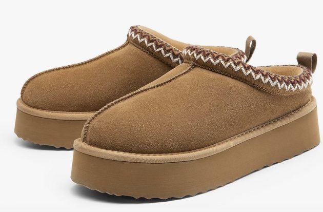 Women’s Platform Genuine Suede Slip-on Shoes only $32.29 shipped!