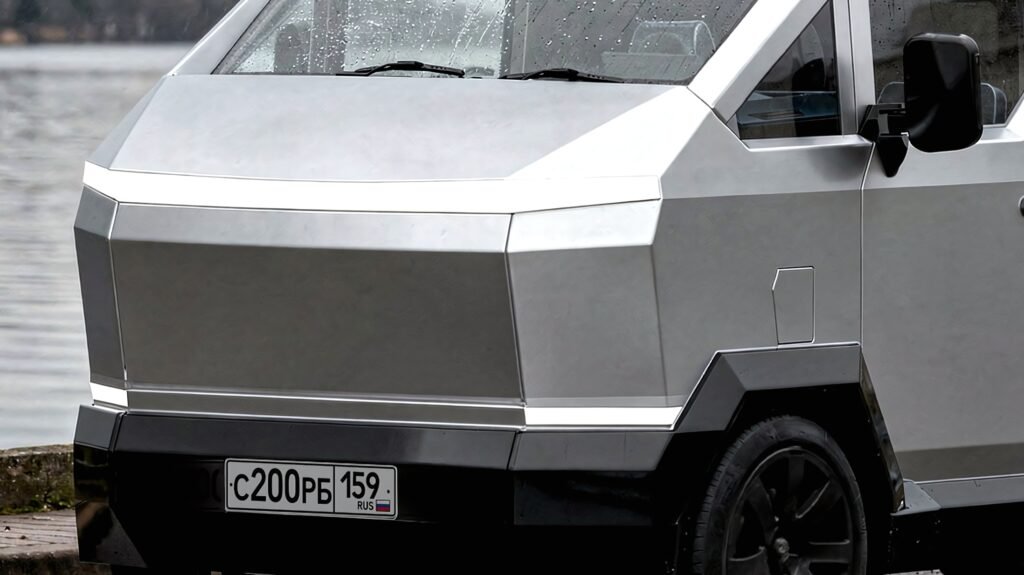 Tesla Never Made A Cybervan, So A Russian Startup Did It First