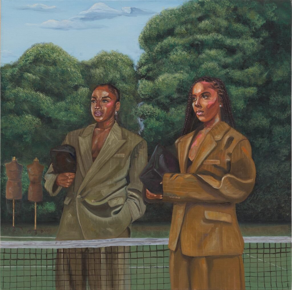 Personal Identities Pair with Sartorial Expression in Paintings by Glenn Hardy Jr.