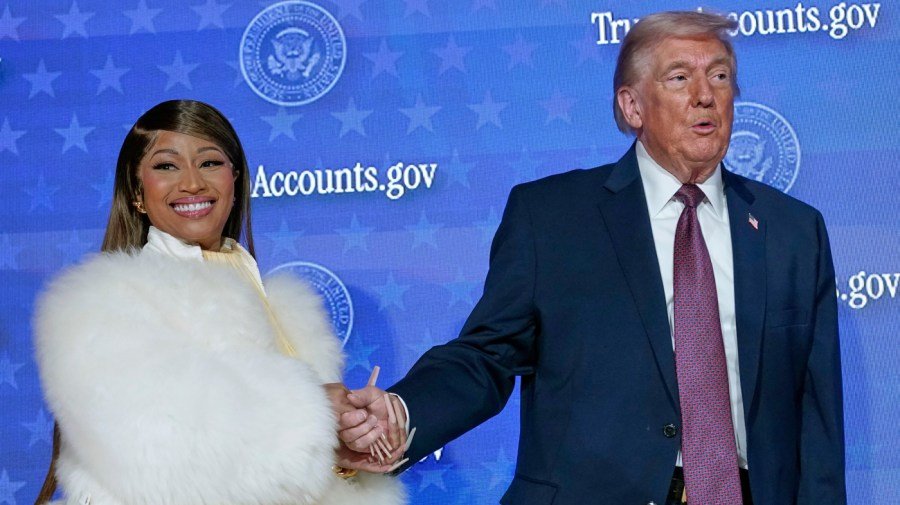 Nicki Minaj says she's probably Trump's 'number one fan'
