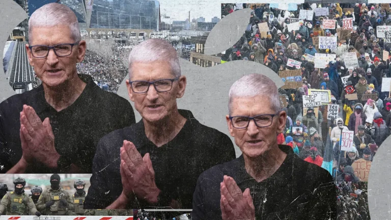 Tim Cook calls for deescalation but avoids criticizing Trump after Minneapolis death