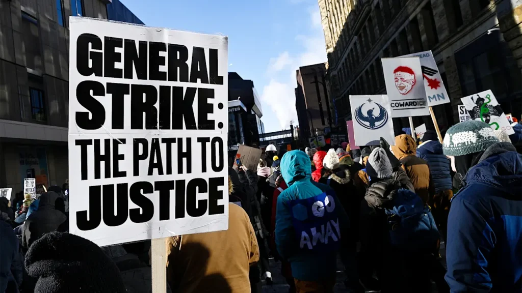 No working, no shopping: Thousands of people hit the Trump administration where it hurts