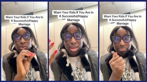 Woman On TikTok Says Parents In Good Marriages Need To "Warn" Their Kids About Bad Ones