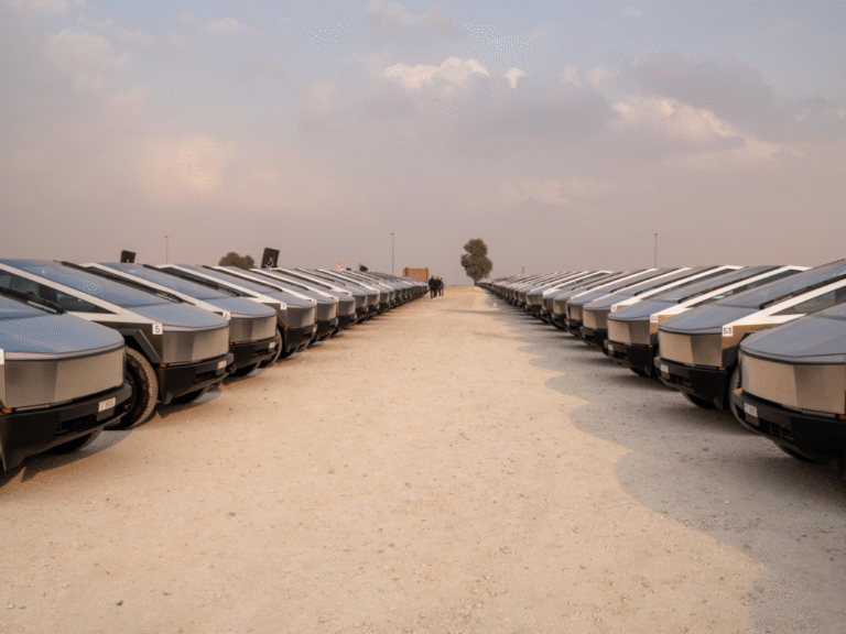 Tesla Takes the Cybertruck to the Middle East After US Sales Slump