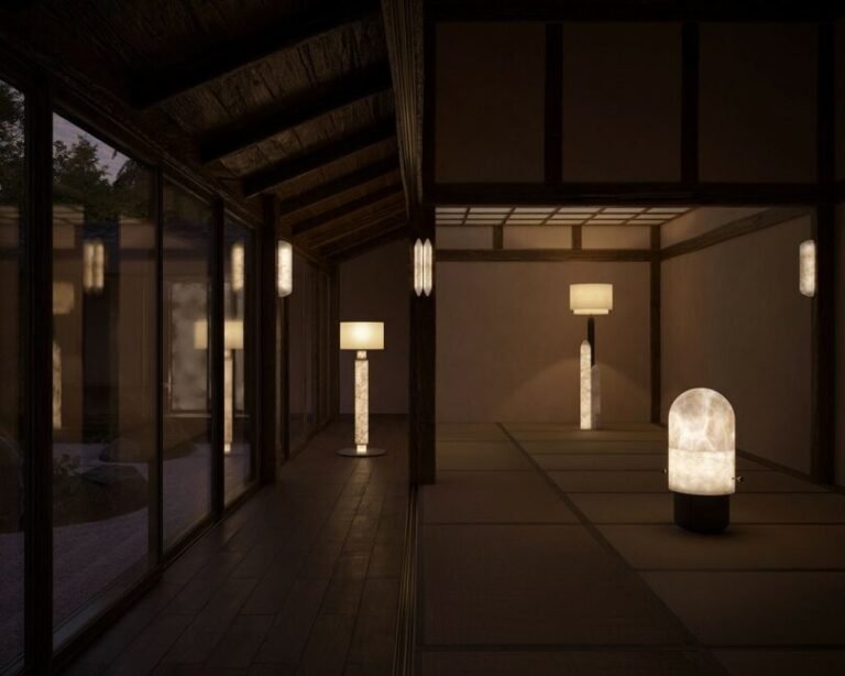 Umami Brings Depth + Harmony to Alabaster Lighting