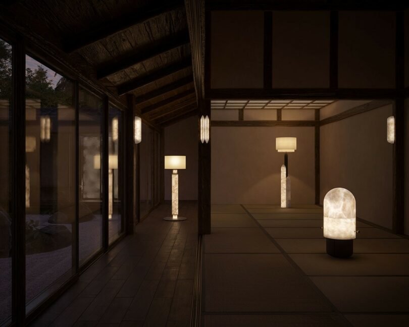 Umami Brings Depth + Harmony to Alabaster Lighting