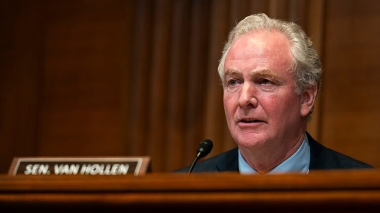 Van Hollen: 'ICE agents are the ones breaking the law, not the peaceful protesters’