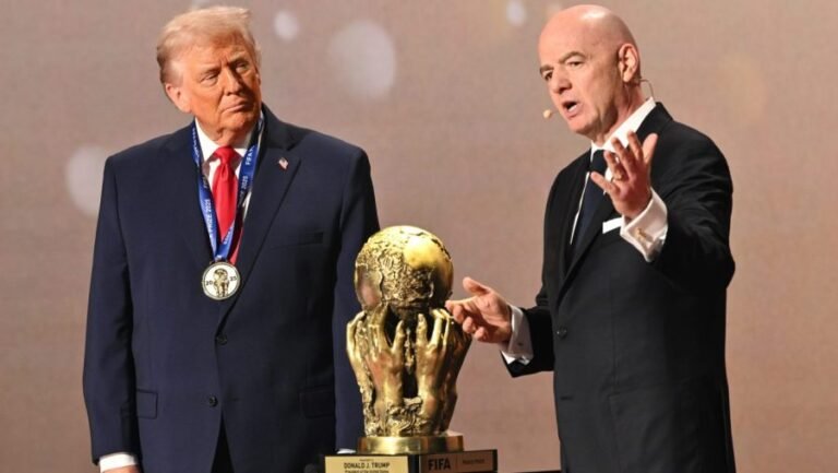 FIFA president defends Trump peace prize, acknowledging 'strong reaction'