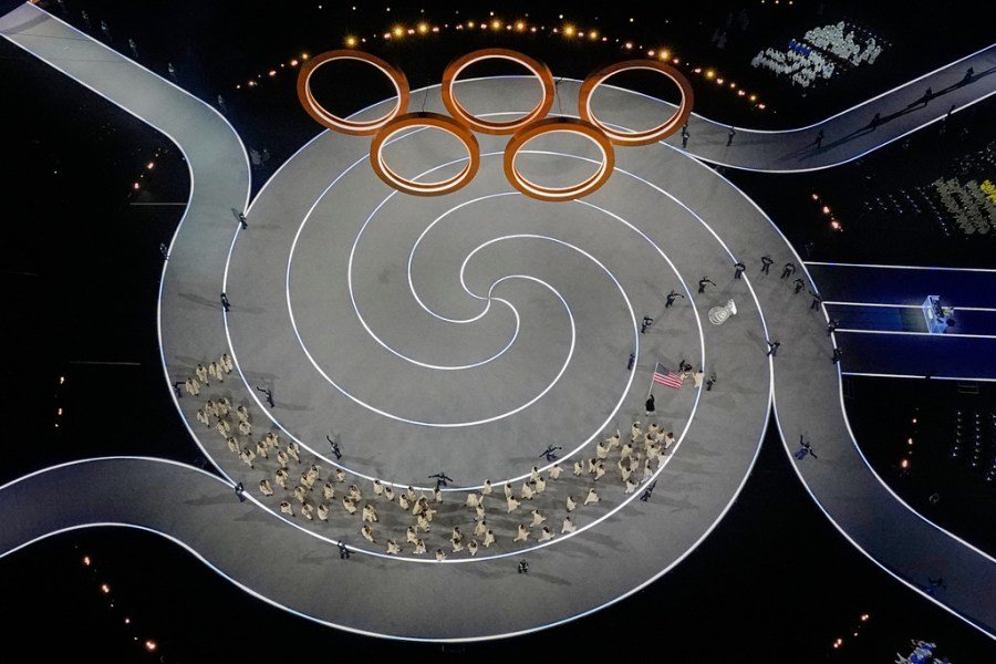 The Olympics are in Italy, so why are the Games announced in French?