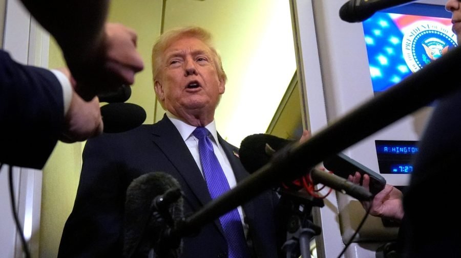 Trump says the economy is his