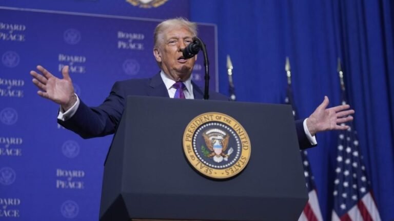 Trump says US committing $10 billion to Board of Peace