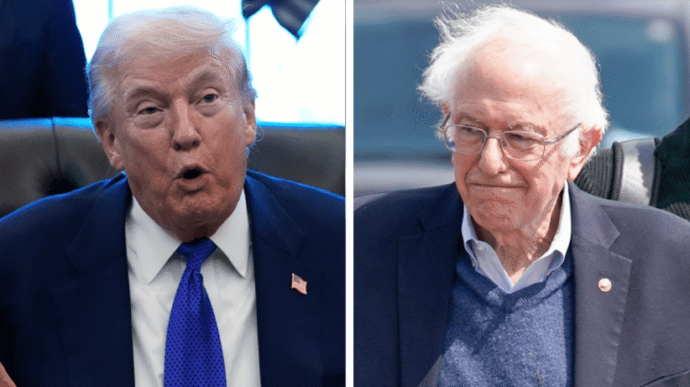 Sanders laughs off Trump's comments on nationalizing elections