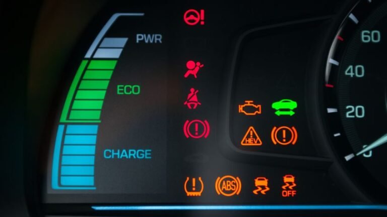 Dashboard warning lights - pictures
