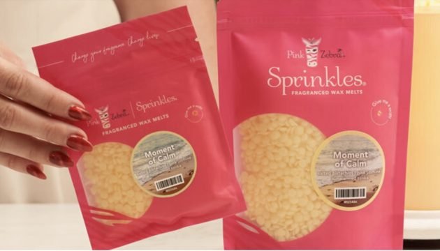 Free sample of Pink Zebra Sprinkles Fragranced Wax Melts!