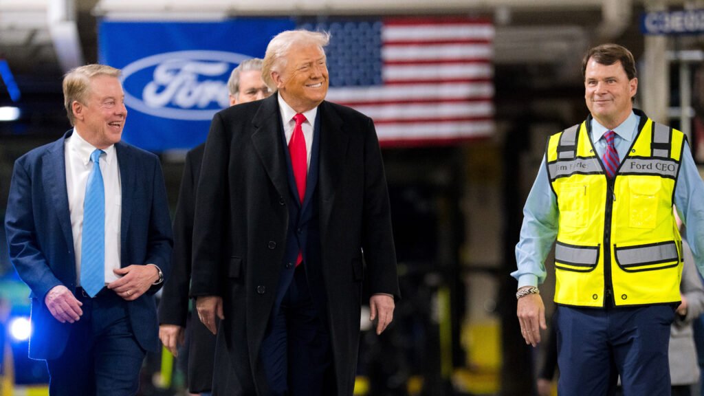 The Ford Worker Trump Flipped Off Is No Longer Suspended