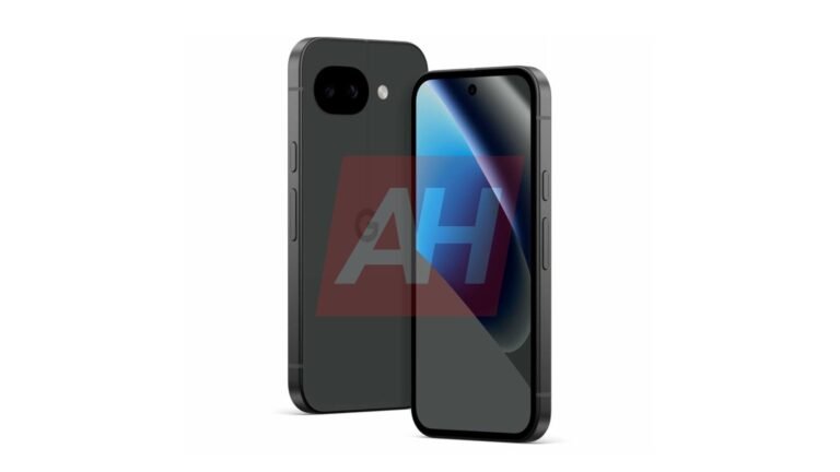 Exclusive: Official Google Pixel 10a Renders Showing the 'Obsidian' Model