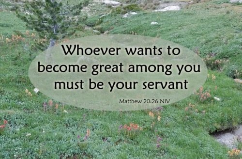 Whoever Wants to Become Great – Matthew 20:25-28