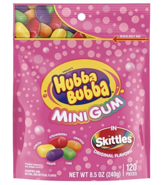 HUBBA BUBBA Minis Skittles Flavored Sugar Free Gum (Bulk Bag) only $7.88 shipped!