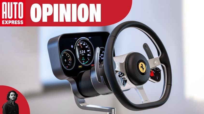 I’ve been crying out for a revolutionary car interior, I’m just shocked it came from Ferrari