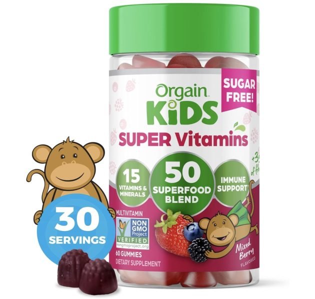 Orgain Kids Sugar Free Multivitamin Gummies, 60 count only $10.27 shipped!