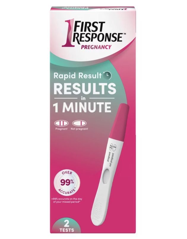 First Response Rapid Result Pregnancy Test (2 pack) only $2.99 at Target!
