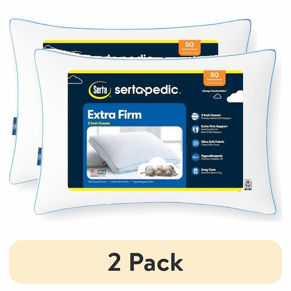 Sertapedic Bed Pillow 2-Pack only $10.44!