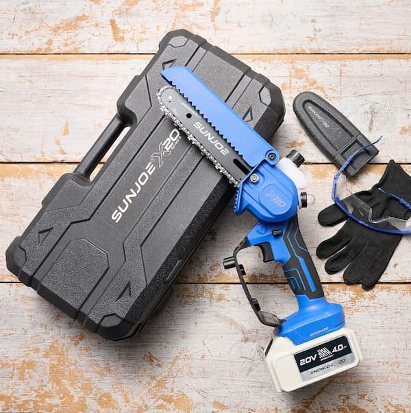 *HOT* Sun Joe Cordless Handheld Pruning Chainsaw Bundle for $35.48 shipped {Today only!}