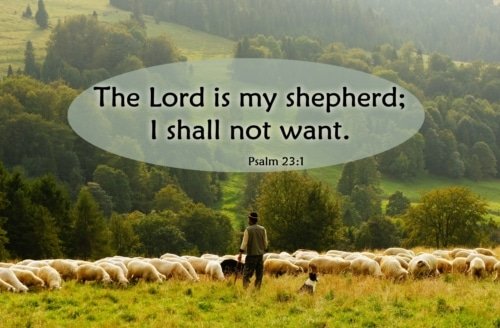 The Lord Is My Shepherd – Psalm 23:1-4
