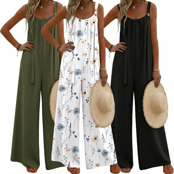 Women’s Casual Jumpsuit with Pockets only $14.99!