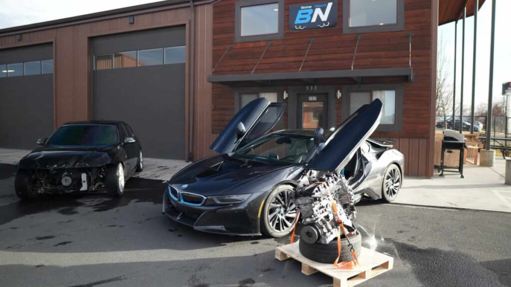 Someone Is Cramming a 700-HP Inline-Six In a BMW i8