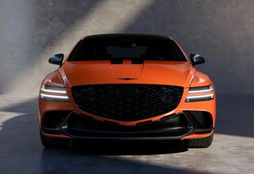 We Now Know What That Magma Orange Genesis G80 Really Is