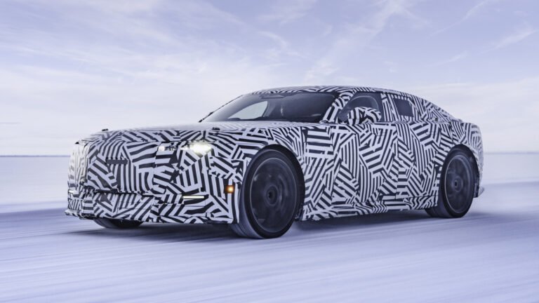 Jaguar's 1,000-HP Four-Door Electric GT Looks Right At Home Drifting Through The Snow