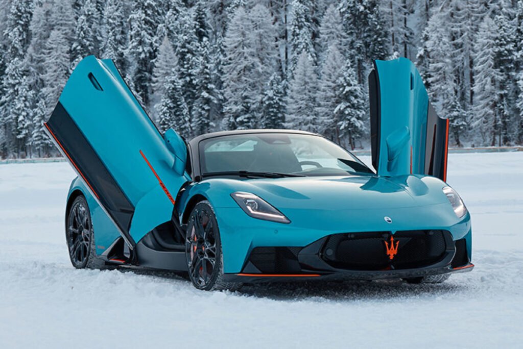 Maserati ‘Freezes Fire’ on a Swiss Lake With Its Latest Bespoke MCPura Cielo