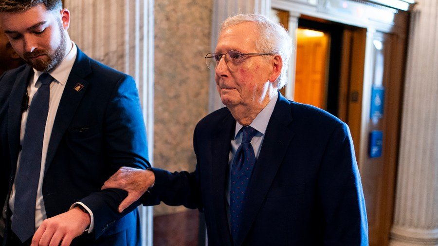 McConnell out of hospital after flu bout