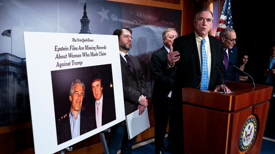 Lawmakers press for missing Trump material in Epstein files to be released