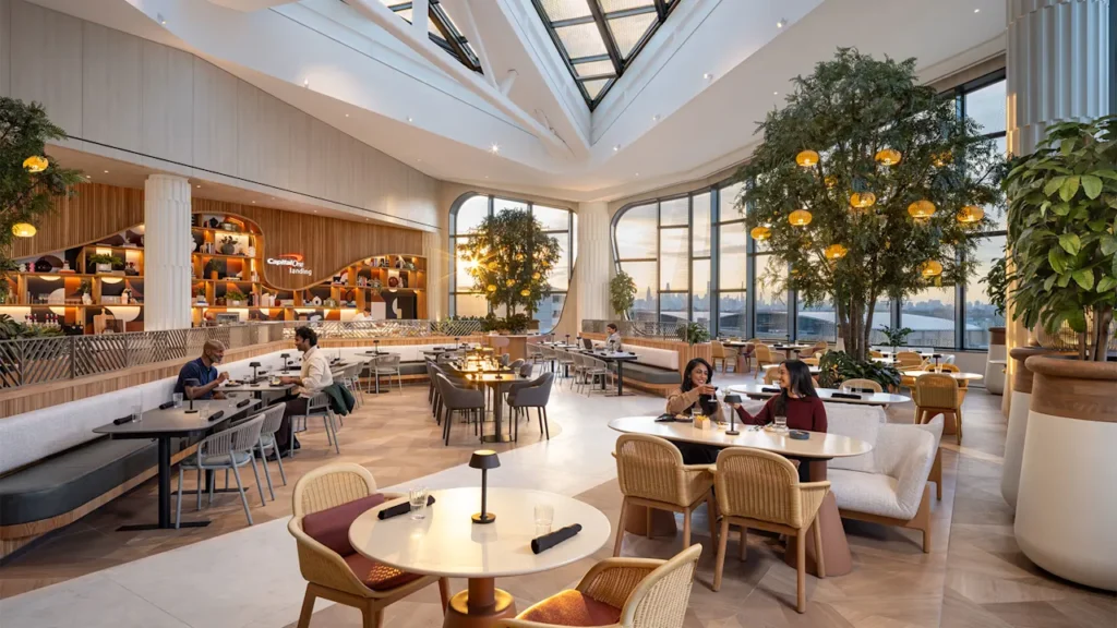 Capital One’s giant LaGuardia Airport restaurant shows how credit card issuers are redefining travel perks