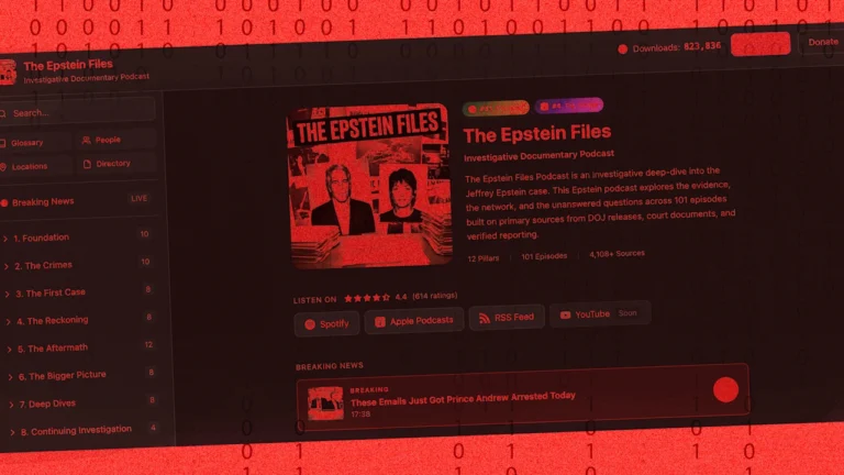 He built a hit podcast about the Epstein files. It’s entirely AI-generated