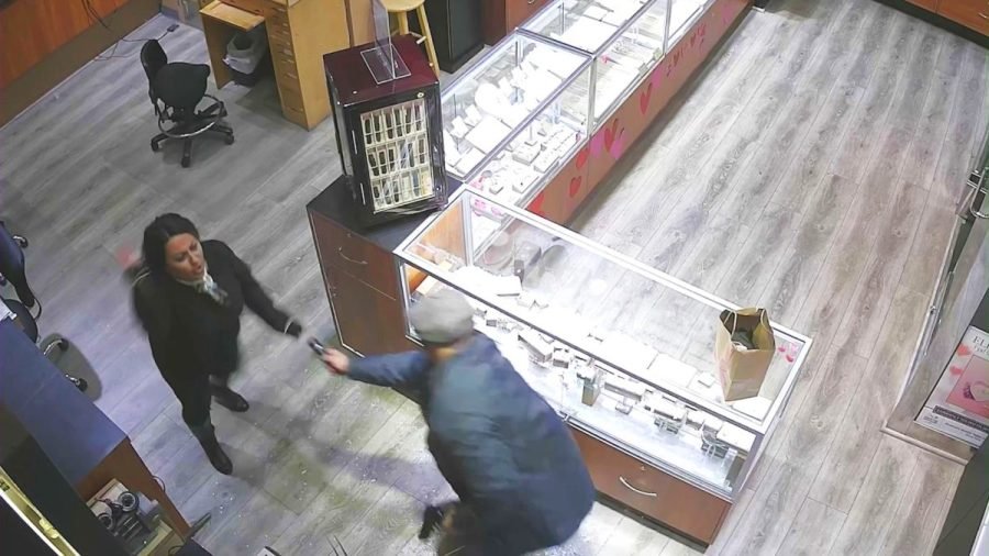 'I was scared, but I had to do something': Clerk fights armed suspect targeting California jewelry store
