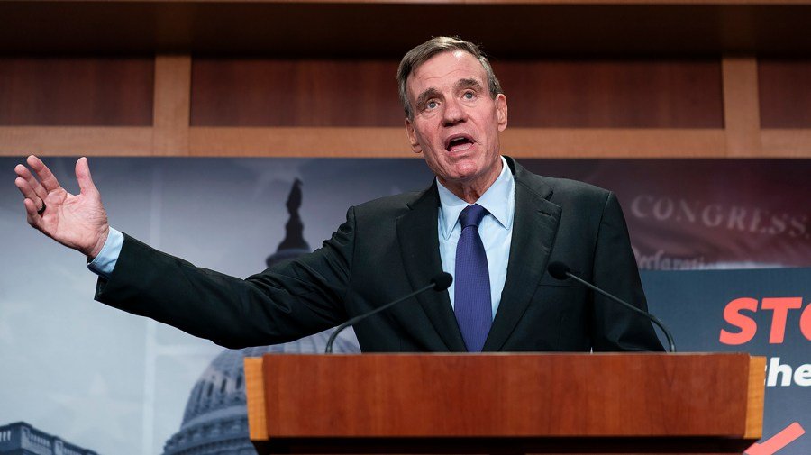 Watch live: Warner gives remarks on FBI raid of Georgia election office