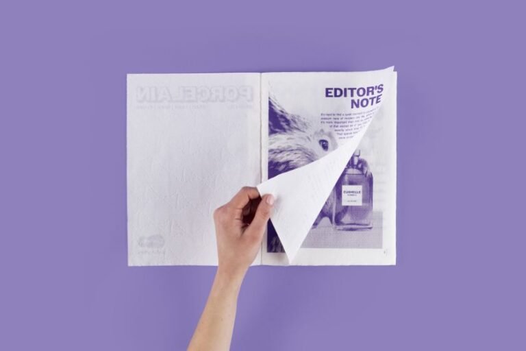 Cushelle made the world's first magazine out of toilet paper, and yes, you can flush it