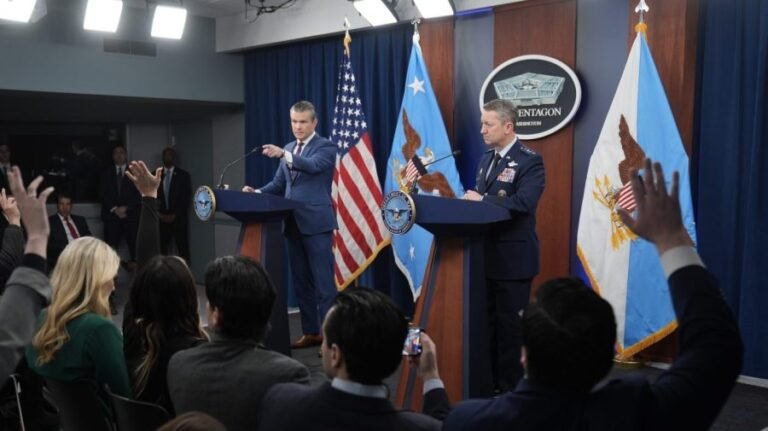 Watch live: Hegseth, Caine give update on US military operation in Iran