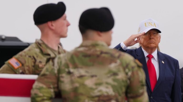 Trump honors fallen service members who died in Kuwait amid Iran conflict
