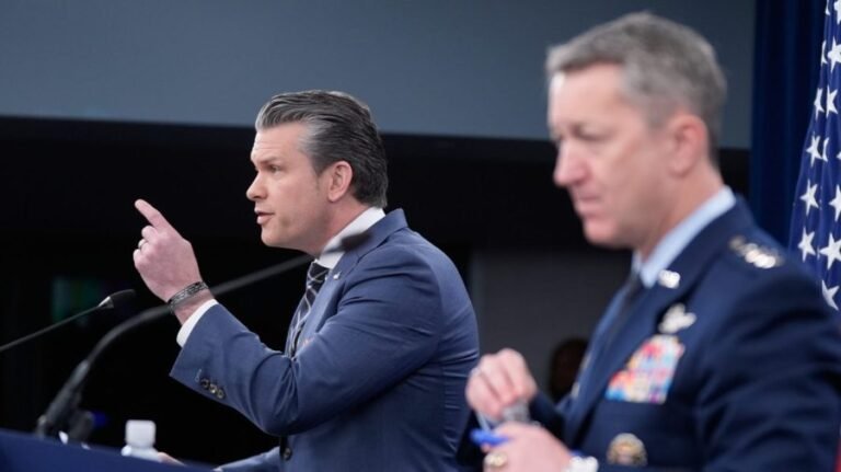 Watch live: Hegseth, Caine speak as Iran conflict heats up