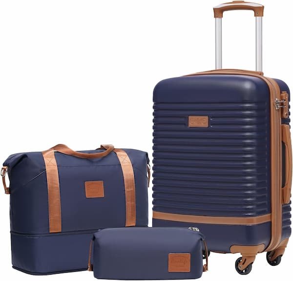 Coolife 3-Piece Luggage Set for as low as $64.99 shipped!