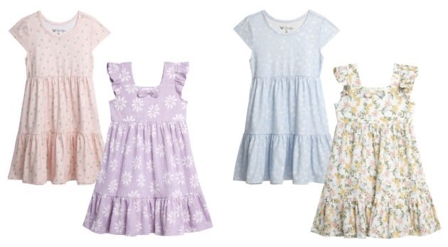 Jessica Simpson Girl’s Knit Print Dresses (2 pack) only $9.99!