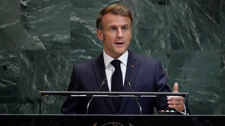 Macron calls for moratorium on striking energy, water infrastructure in Iran conflict