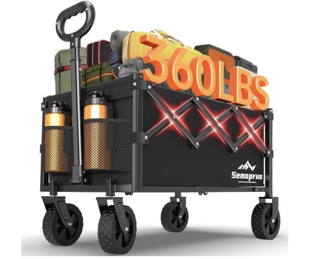 Folding Utility Heavy Duty Wagon Cart only $29.99 shipped (Reg. $50!)