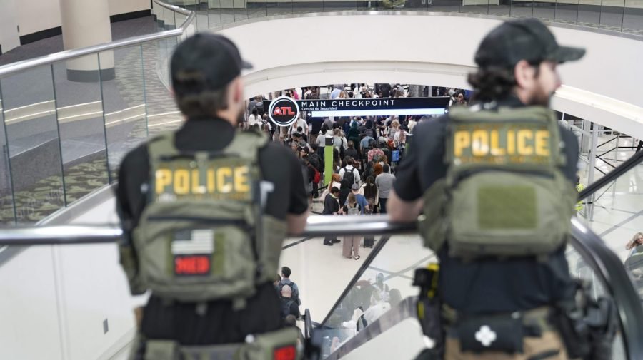 Which US airports has Trump deployed ICE officers to?